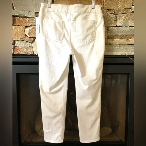 Chico’s Pull-On Denim Ankle Jeggings - Picture 3 of 7